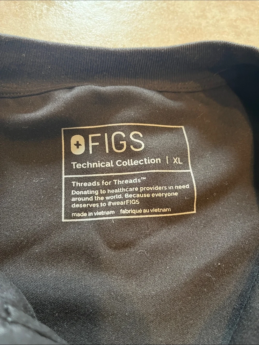 FIGS Black Womens Jacket with Zip Front